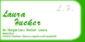 laura hucker business card
